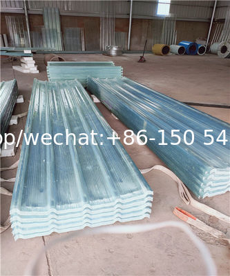 calidad  impact resistant FRP fiber glass corrugated roofing sheet fábrica