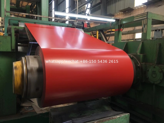 bobina de acero galvanizado prepintado 0,11-1,2 mm bobinas ppgi de color recubierto de acero en rodillo frío bobina de acero techado acero