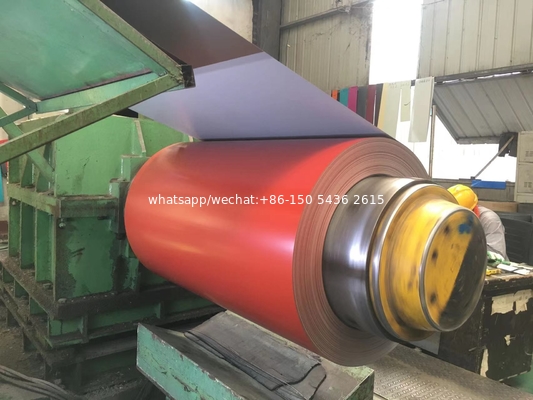 bobina de acero galvanizado prepintado 0,11-1,2 mm bobinas ppgi de color recubierto de acero en rodillo frío bobina de acero techado acero