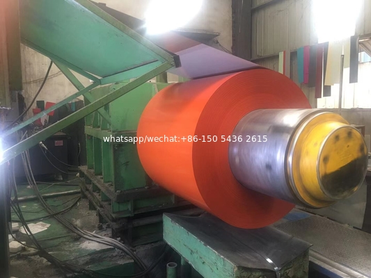 Envase de acero galvanizado prepintado para exportación a Filipinas 0,48*1200 mm