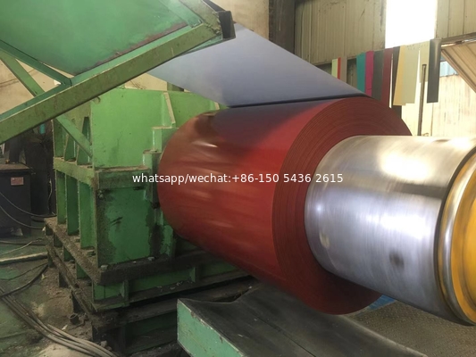 Envase de acero galvanizado prepintado para exportación a Filipinas 0,48*1200 mm