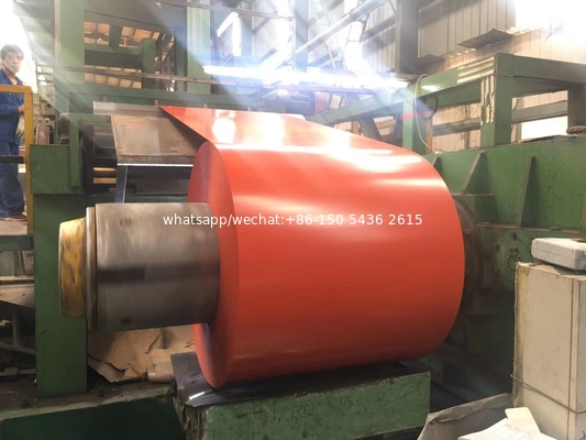 Envase de acero galvanizado prepintado para exportación a Filipinas 0,48*1200 mm
