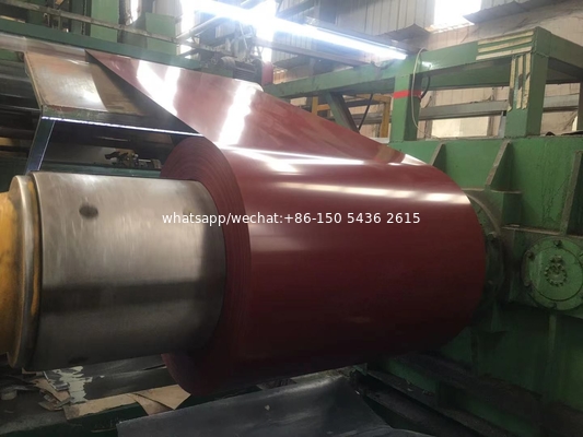 Envase de acero galvanizado prepintado para exportación a Filipinas 0,48*1200 mm