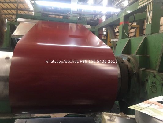 Envase de acero galvanizado prepintado para exportación a Filipinas 0,48*1200 mm