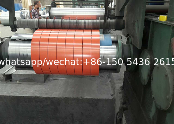 Coil de acero PPGI / PPGL recubierto de color en RAL Tipo de recubrimiento de color PVDF superior 10-25um atrás 5-10MIC