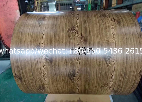 Coil de acero PPGI / PPGL recubierto de color en RAL Tipo de recubrimiento de color PVDF superior 10-25um atrás 5-10MIC