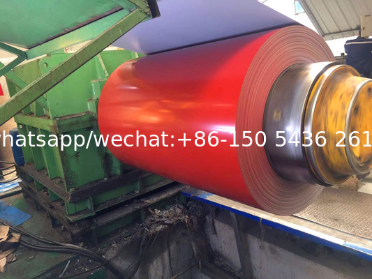 RAL Color de acero galvanizado personalizado bobina - 11-30um lado superior