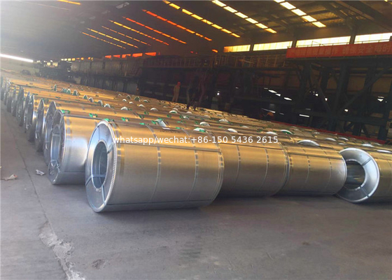 DX51D recubrimiento de zinc 30 a 275 g/m2 espangulo bobina de acero galvanizado sumergido en caliente para hacer chapa de techo, persiana de puerta