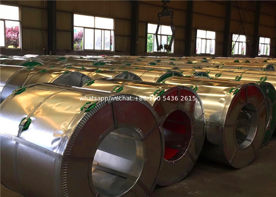 Z30-Z275 Chapa de hierro recubierta de zinc, espangilla galvanizada de acero envuelta / chapa