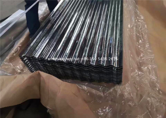Z30-Z275 Hoja de hierro recubierta de zinc de techo de acero galvanizado sumergido en caliente Hoja de techo de acero galvanizado con o sin spangle, shinny