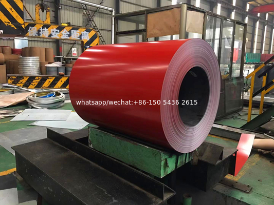 Envase de acero galvanizado prepintado para exportación a Filipinas 0.48*1200mm/PPGI