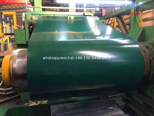 Envase de acero galvanizado prepintado para exportación a Filipinas 0.48*1200mm/PPGI