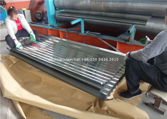 Techo de acero corrugado de alta calidad con cubierta de zinc galvanizado