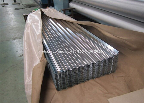 Techo de acero corrugado de alta calidad con cubierta de zinc galvanizado