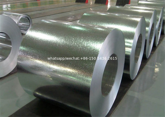 Z30-Z275 Chapa de hierro recubierta de zinc, espangilla galvanizada de acero envuelta / chapa