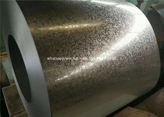 Z30-Z275 Chapa de hierro recubierta de zinc, espangilla galvanizada de acero envuelta / chapa