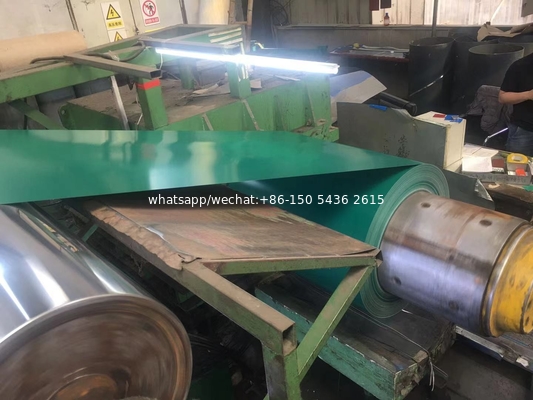 RAL6016 CGCC Color recubrido PPGI Prepintado galvanizado de acero bobina en venta caliente fabricantes de chapa de acero de color