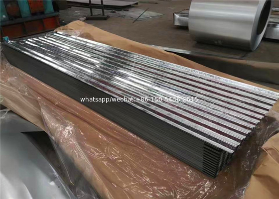 Z30-Z275 Hoja de hierro recubierta de zinc de techo de acero galvanizado sumergido en caliente Hoja de techo de acero galvanizado con o sin spangle, shinny