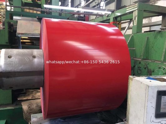 bobinas de acero galvanizado pre-pintadas bobinas ppgi de 0,11-1,2 mm de color recubiertas en frío