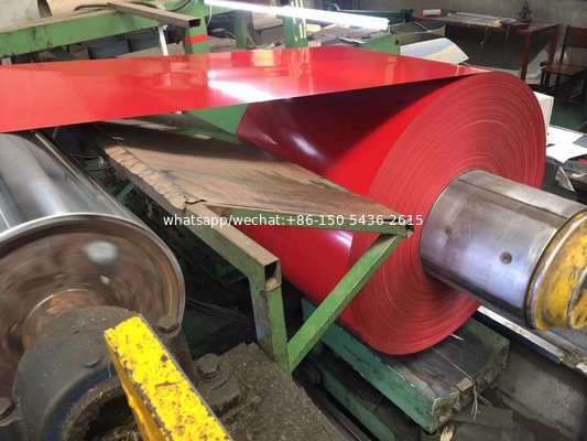 bobinas de acero galvanizado pre-pintadas bobinas ppgi de 0,11-1,2 mm de color recubiertas en frío