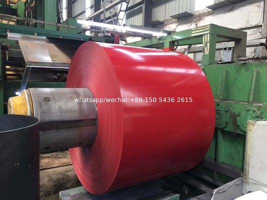 bobina de acero galvanizado prepintado 0,11-1,2 mm bobinas ppgi de color recubierto de acero en rodillo frío bobina de acero techado acero